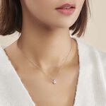 Collier Carolyn Argent Blanc Oxyde De Zirconium - Colliers solitaires Femme | Marc Orian