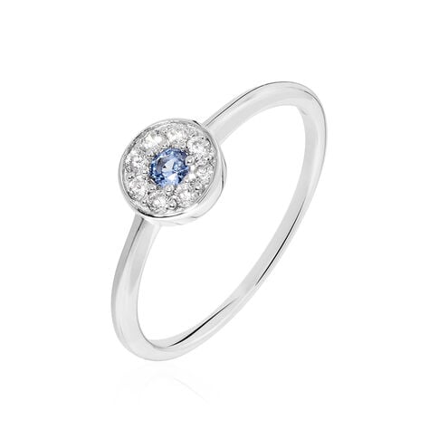 Bague Argent Blanc Auxana Oxyde De Zirconium - Bagues avec pierre Femme | Marc Orian