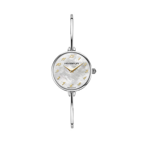 Montre Herbelin Fil Nacre Blanche - Montres étanches Femme | Marc Orian