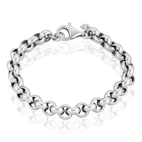 Bracelet Carola Maille Jaseron Argent Blanc - Bracelets mailles Femme | Marc Orian