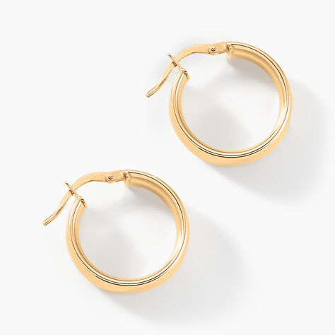 Cr&eacute;oles Terezia Or Jaune - Cr&eacute;oles Femme | Marc Orian