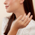 Bague Isolde Argent Blanc Oxyde De Zirconium - Bijoux fantaisie Femme | Marc Orian