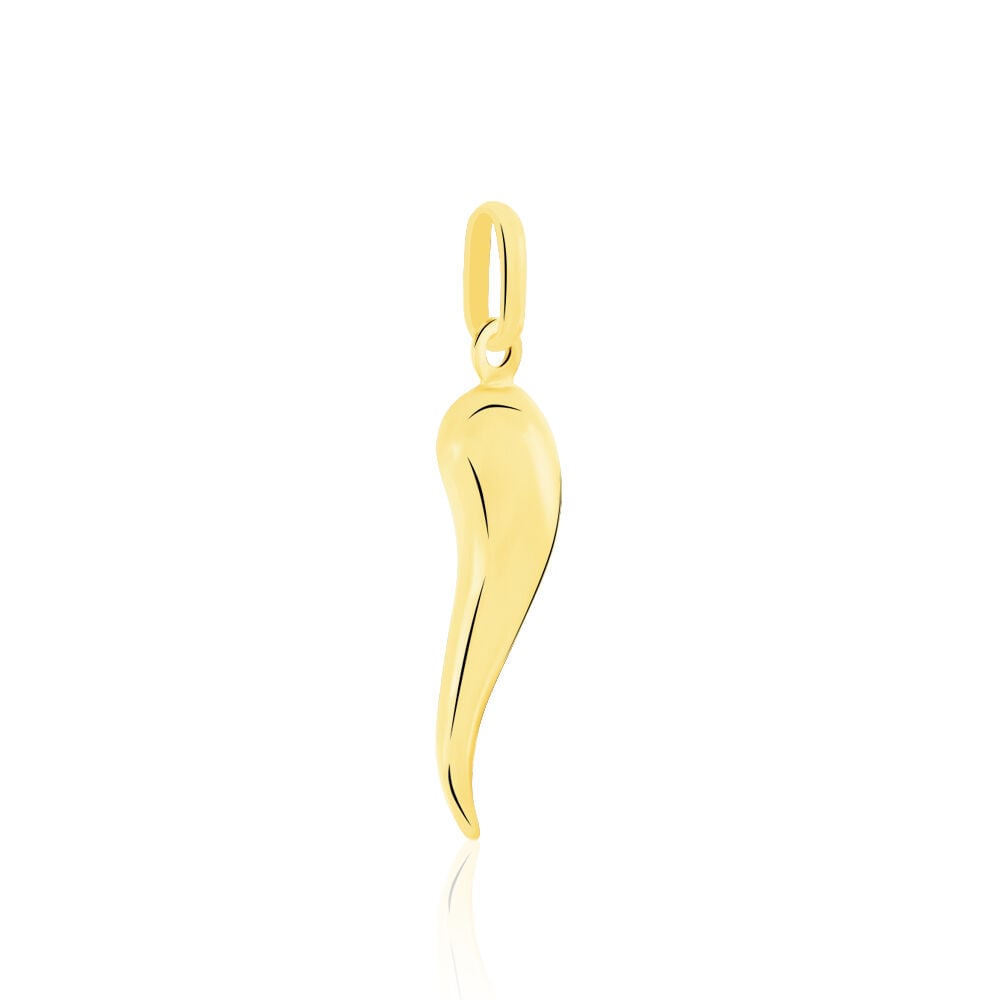 Pendentif Felicette Corne Abondance Or Jaune - Pendentifs Famille | Marc Orian