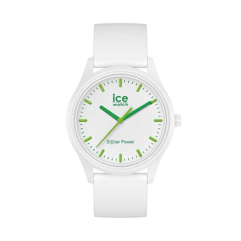 Montre Ice Watch Solar Power Blanc - Montres &eacute;tanches Famille | Marc Orian