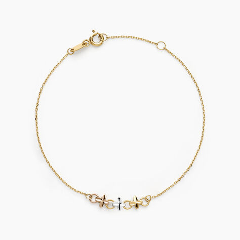 Bracelet Tricolore Or Jaune - Bracelets cha&icirc;nes Femme | Marc Orian