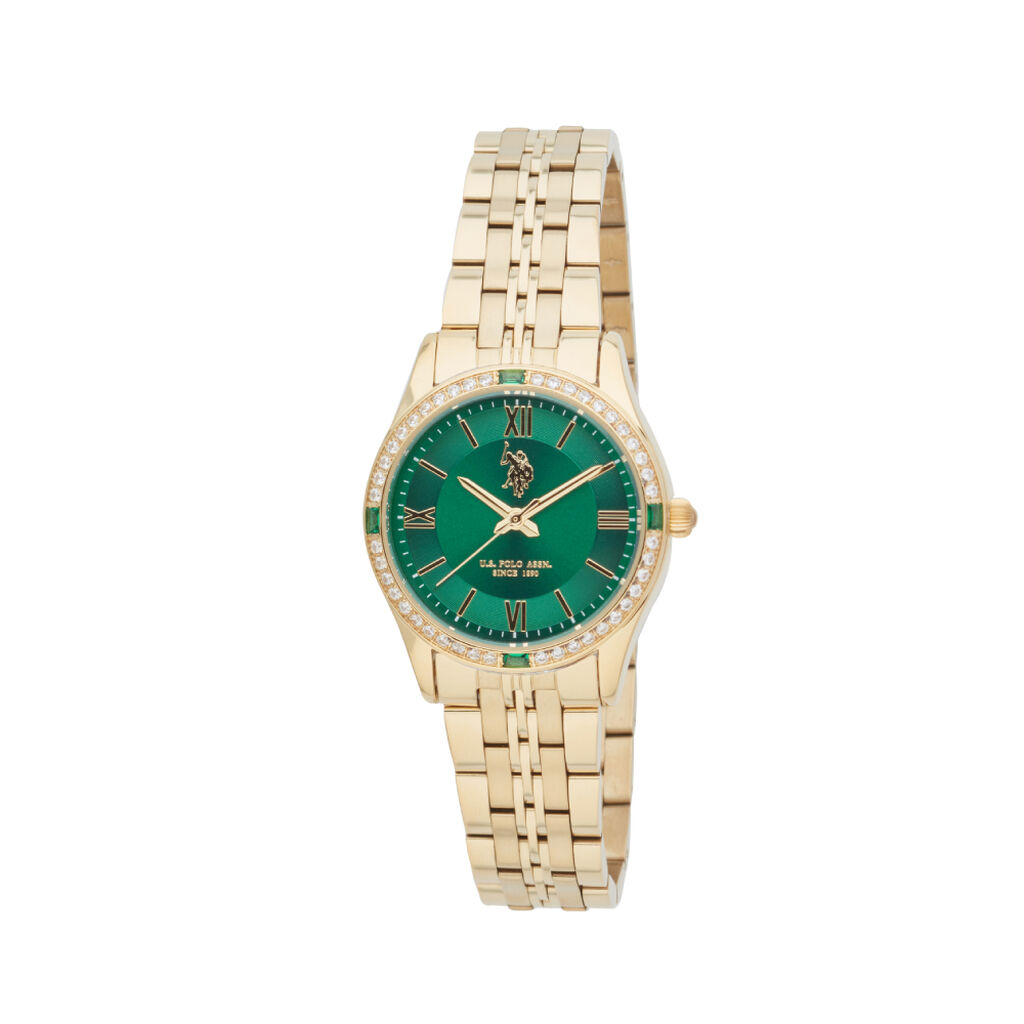Montre U.S. Polo Giselle Vert - Montres &eacute;tanches Femme | Marc Orian