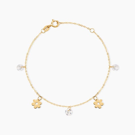 Bracelet Marganita Or Jaune Oxyde De Zirconium - Bracelets cha&icirc;nes Enfant | Marc Orian
