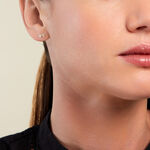 Boucles D'oreilles Puces Mark Or Jaune Oxyde De Zirconium - Puces Femme | Marc Orian