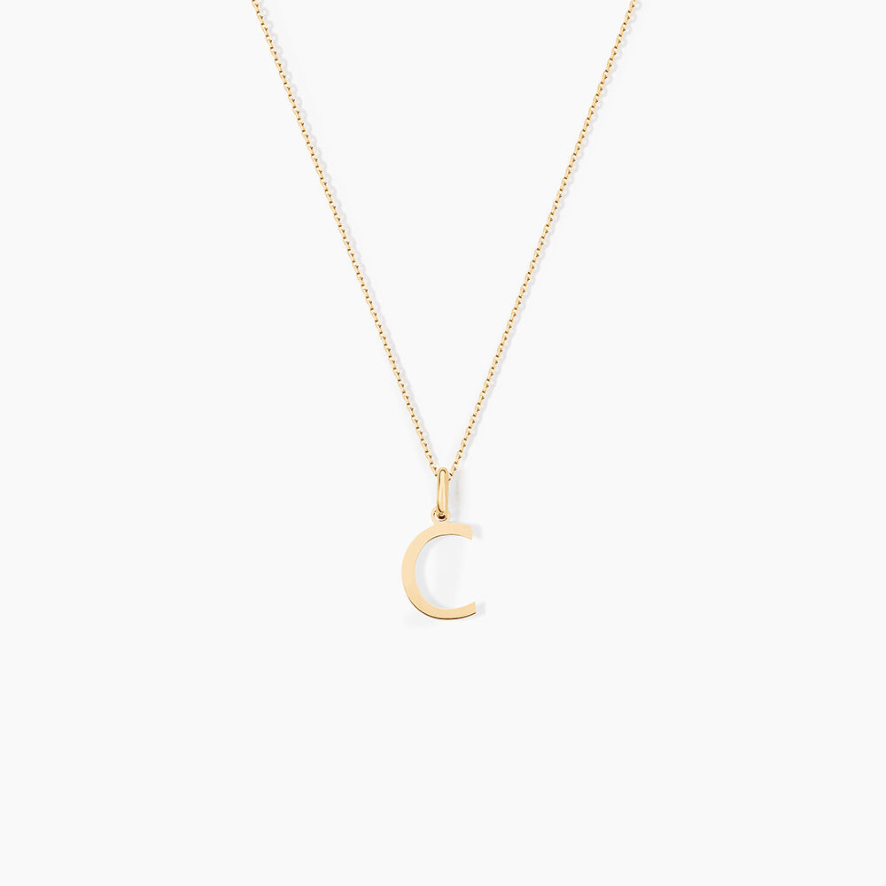 Pendentif Ionia Lettre Or Jaune - Pendentifs Famille | Marc Orian