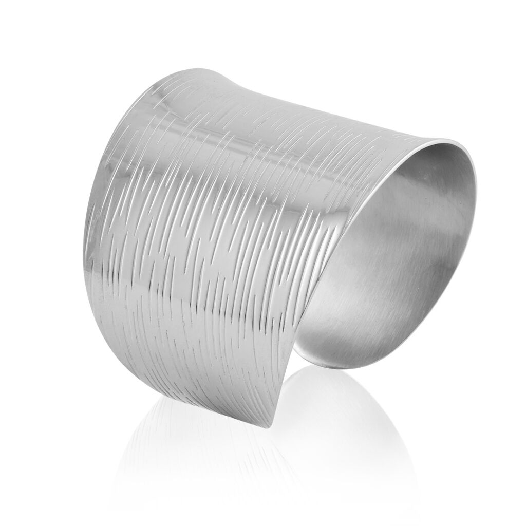 Bracelet Jonc Abigail Acier Blanc - Bracelets joncs Femme | Marc Orian