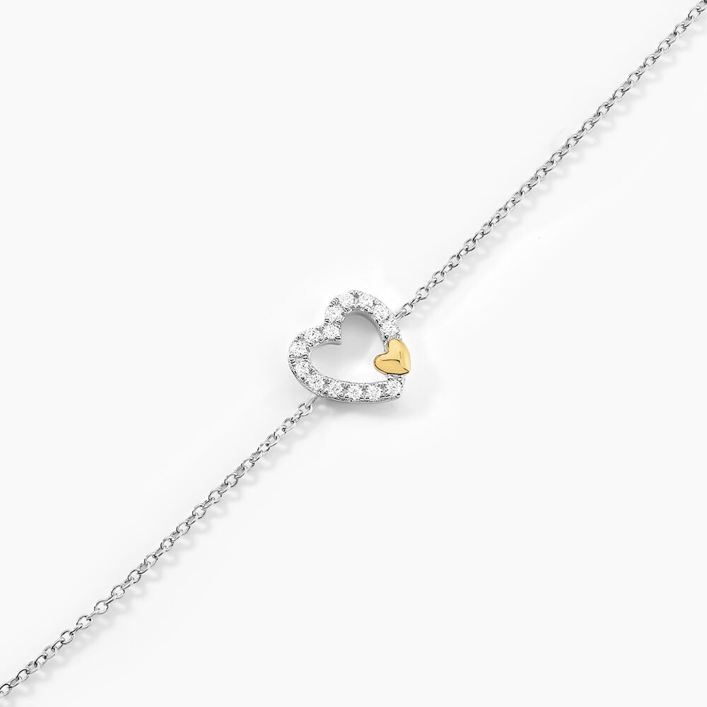 Bracelet Sorya Or Jaune Argent Blanc Oxyde De Zirconium - Bracelets cha&icirc;nes Femme | Marc Orian