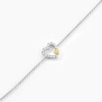 Bracelet Sorya Or Jaune Argent Blanc Oxyde De Zirconium - Bracelets cha&icirc;nes Femme | Marc Orian