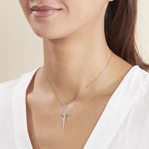 Pendentif Nessahae Argent Blanc - Pendentifs Famille | Marc Orian