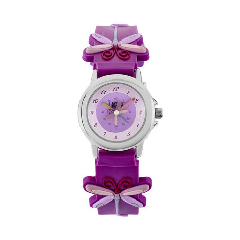 Montre Upp Libellule Violet Et Rose - Montres &eacute;tanches Enfant | Marc Orian