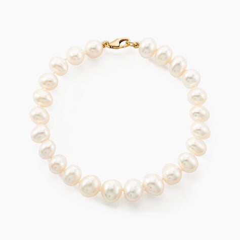 Bracelet Madelena Or Jaune Perle De Culture D'akoya - Bracelets cha&icirc;nes Femme | Marc Orian