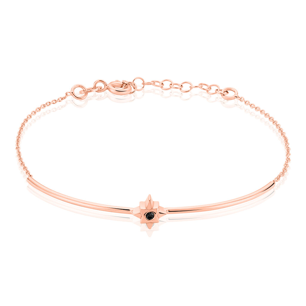 Bracelet Amante Argent Rose Oxyde De Zirconium - Bracelets chaînes Femme | Marc Orian