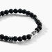 Bracelet Acier Hugueso Agates Noires - Bracelets chaînes Unisex | Marc Orian
