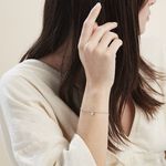Bracelet Sitara Argent Blanc - Bracelets fantaisie Femme | Marc Orian
