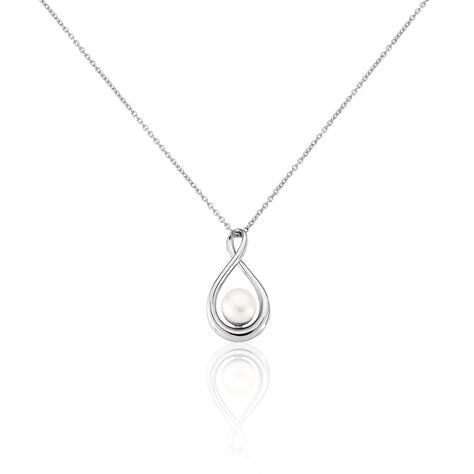 Collier Layanne Argent Blanc Perle De Culture - Colliers avec pierres Femme | Marc Orian