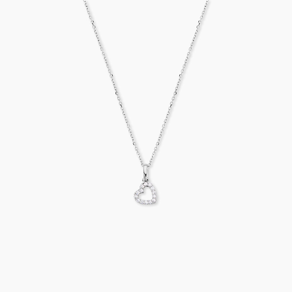 Pendentif Or Blanc Oxyde - Pendentifs Femme | Marc Orian