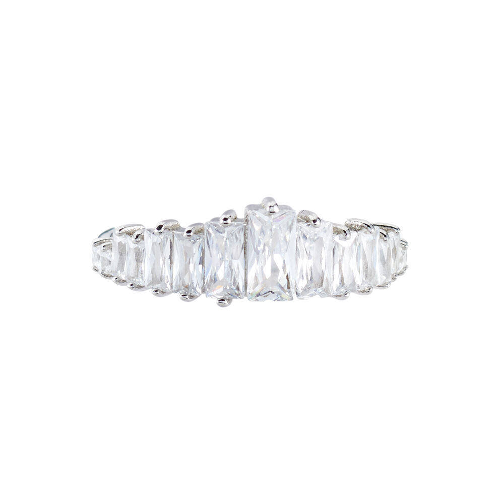 Bague Idonea Argent Blanc Oxyde De Zirconium - Bijoux fantaisie Femme | Marc Orian
