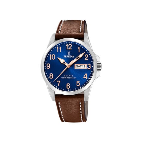 Montre Festina Classics Bleu - Montres &eacute;tanches Homme | Marc Orian
