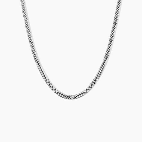 Collier Christine Argent Blanc - Chaines Femme | Marc Orian