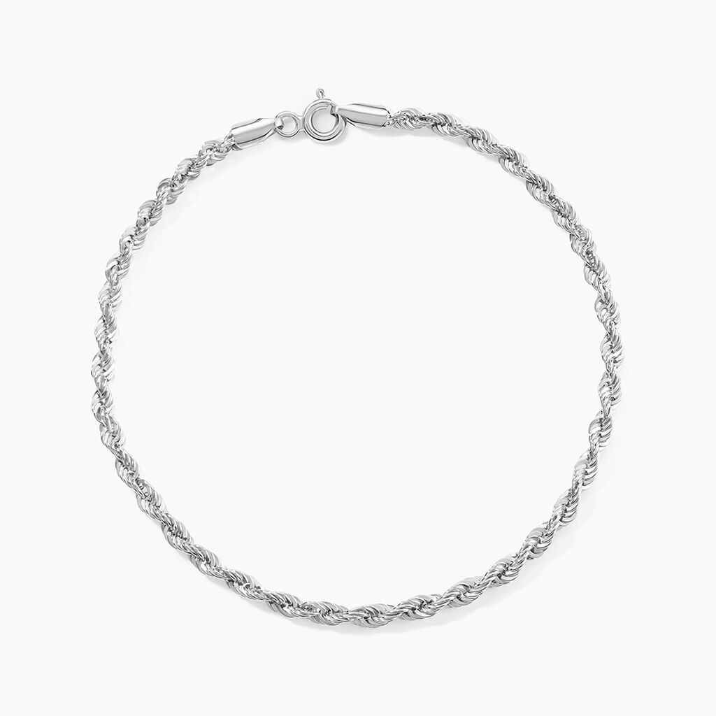 Bracelet Jerry Or Blanc - Bracelets mailles Femme | Marc Orian