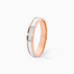 Alliance Hevan Ruban Or Bicolore - Alliances duo Unisex | Marc Orian