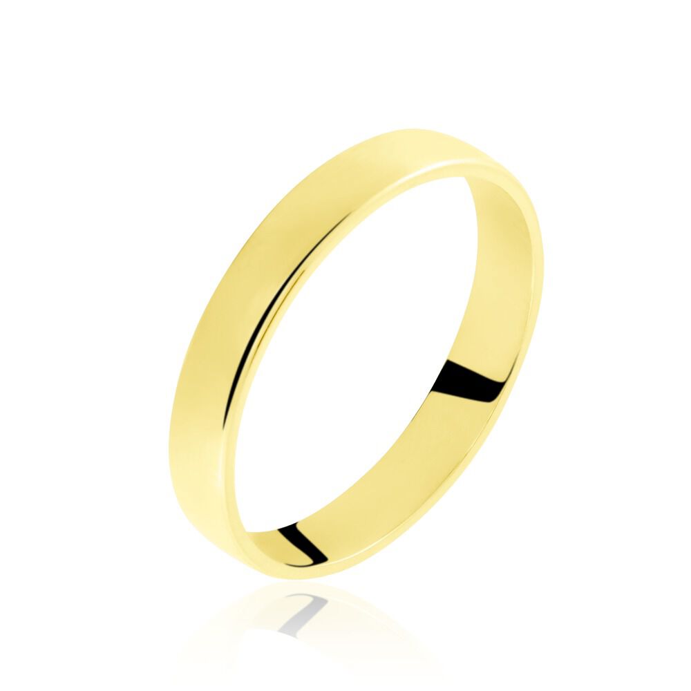 Alliance Isodoro Ruban Bombe Or Jaune - Alliances personnalis&eacute;es Famille | Marc Orian