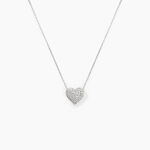 Collier Ti Amo Or Blanc Diamant - Colliers avec pierres Femme | Marc Orian