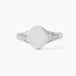 Chevali&egrave;re Giacoma Argent Blanc - Bijoux fantaisie Femme | Marc Orian