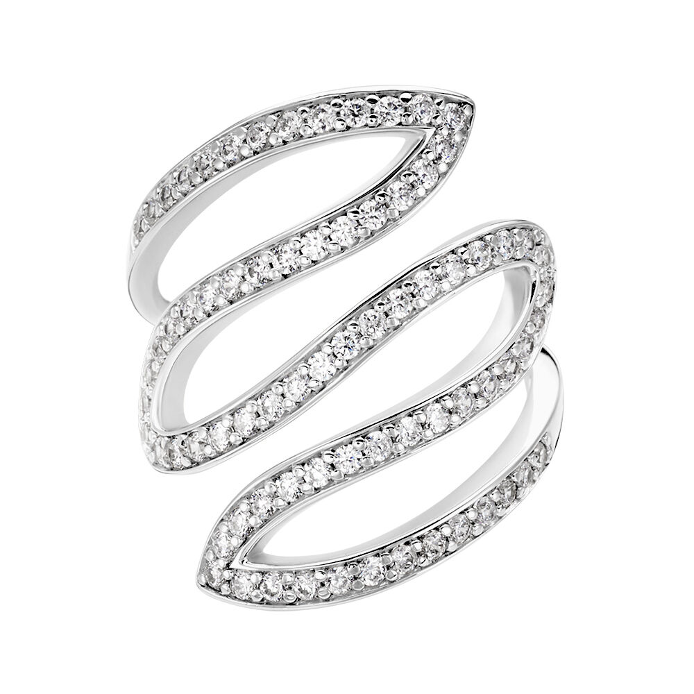 Bague Orsina Argent Argenté Oxyde De Zirconium - Bagues avec pierre Femme | Marc Orian