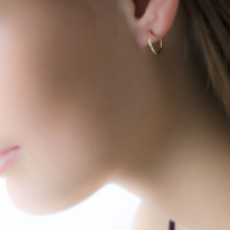 Créoles Dominae Or Jaune - Boucles d'oreilles Créoles Femme | Marc Orian