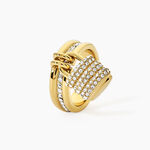 Bague Guess My Secret Acier Dor&eacute; Oxyde De Zirconium - Bijoux fantaisie Femme | Marc Orian
