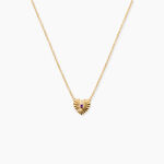 Collier Behruz Argent Dor&eacute; A L'Or 750/1000 Am&eacute;thyste - Colliers avec pierres Femme | Marc Orian