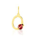 Pendentif Helidie Coccinelle Lettre Or Jaune - Pendentifs Enfant | Marc Orian