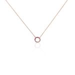 Collier Neptunus Argent Rose Oxyde De Zirconium - Colliers avec pierres Femme | Marc Orian