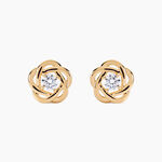 Boucles D'oreilles Puces Djanaelle Plaqu&eacute; Or Jaune Oxyde De Zirconium - Puces Femme | Marc Orian