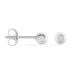 Boucles D'oreilles Puces Virgie Argent Blanc - Puces Femme | Marc Orian