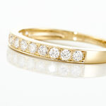 Alliance Rhea Or Jaune Diamant - Alliances avec pierres Femme | Marc Orian
