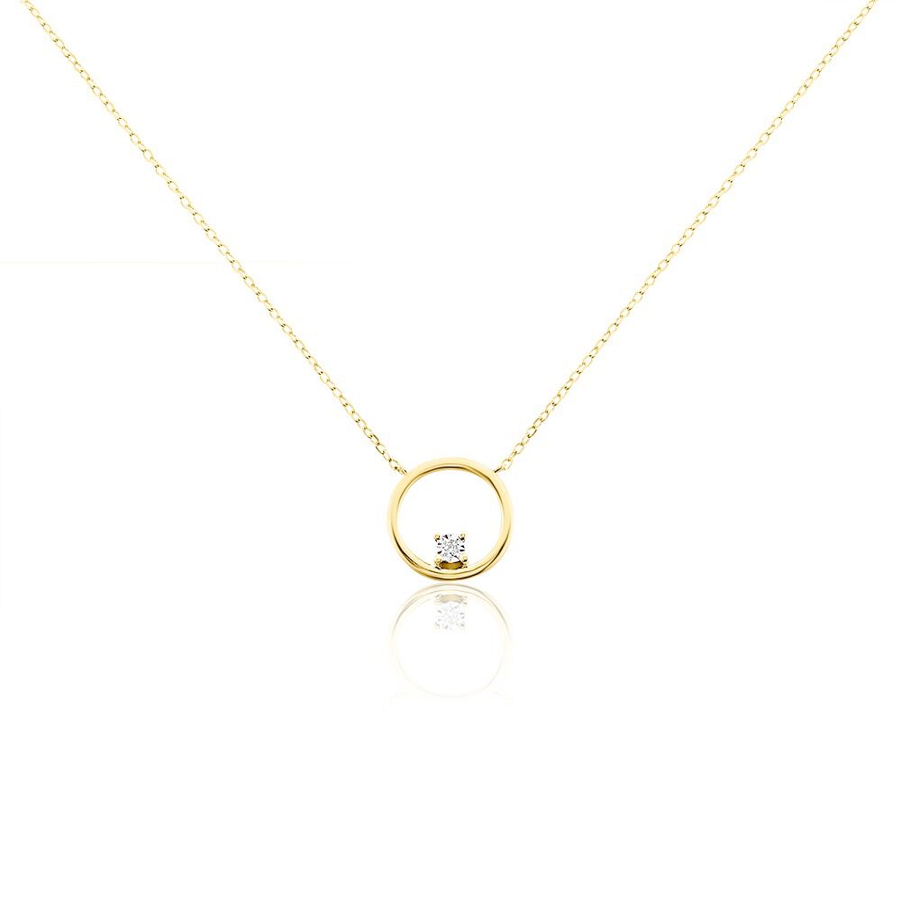 Collier Cornioa Or Jaune Diamant - Colliers avec pierres Femme | Marc Orian