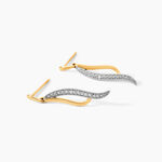 Boucles D'oreilles Pendantes Or Jaune Maaria Diamants - Pendantes Femme | Marc Orian