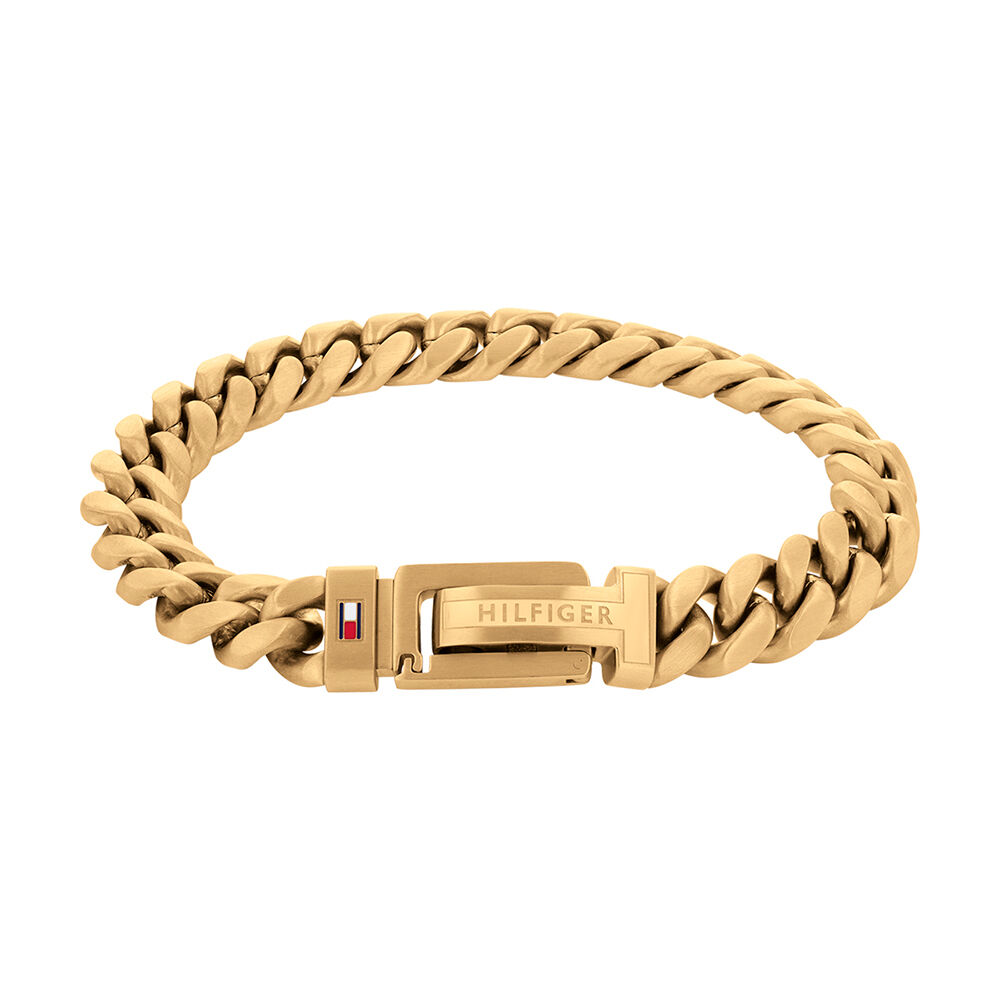 Bracelet Tommy Hilfiger Acier Jaune - Bracelets cha&icirc;nes Homme | Marc Orian
