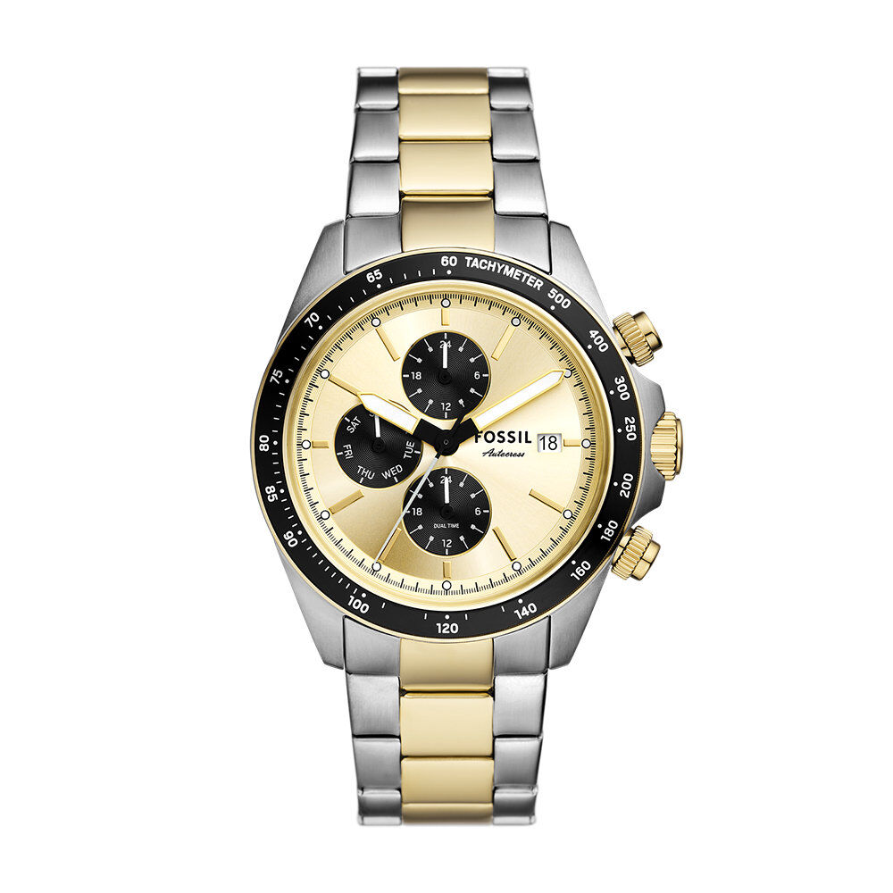 Montre Fossil Autocross Dor&eacute; - Montres &eacute;tanches Homme | Marc Orian