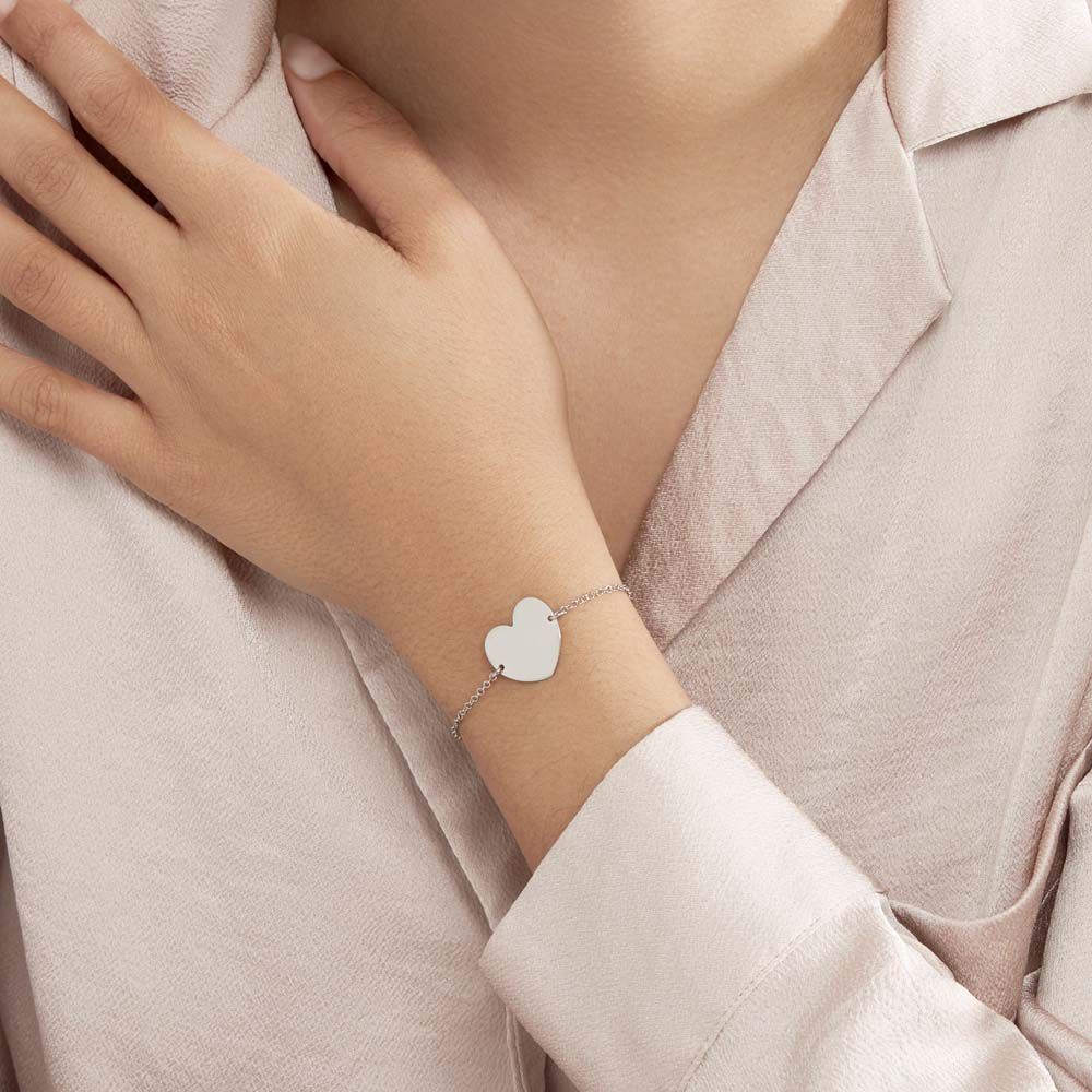 Bracelet Kanitha Argent Blanc - Bracelets chaînes Femme | Marc Orian