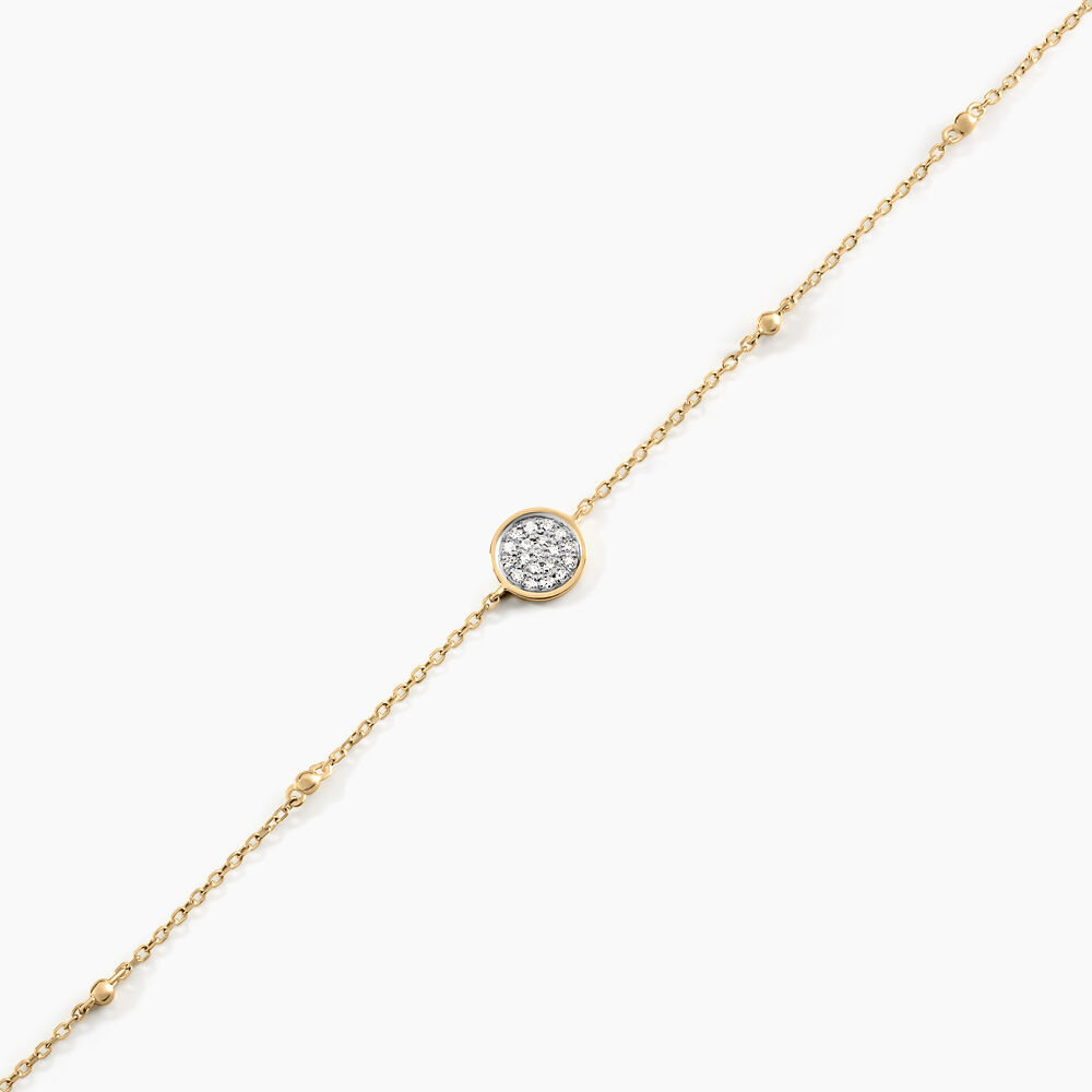 Bracelet Melisane Or Jaune Diamant - Bracelets chaînes Femme | Marc Orian