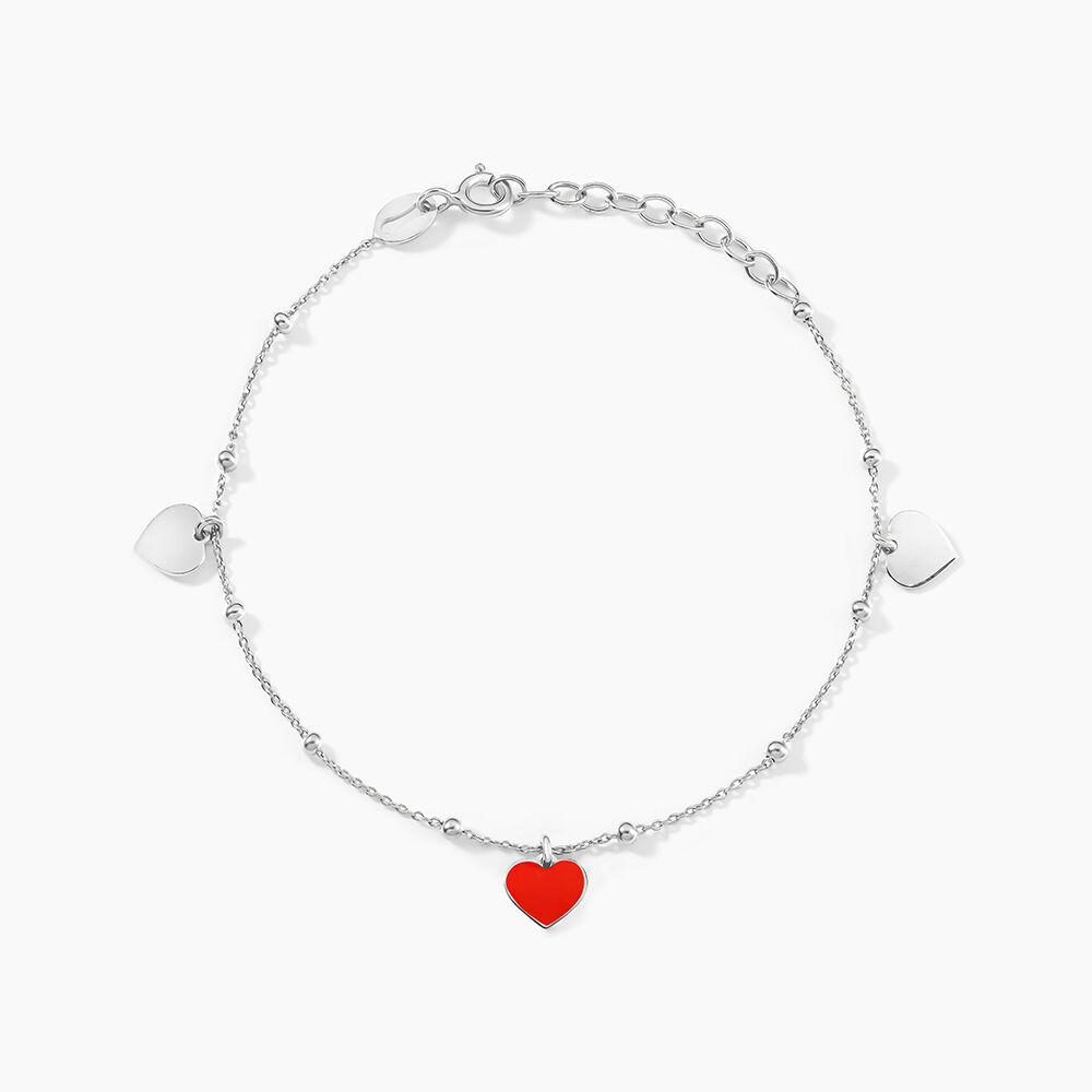 Bracelet Hinde Argent Blanc - Bracelets fantaisie Femme | Marc Orian