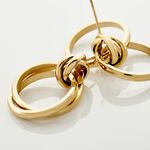 Boucles D'oreilles Pendantes Allobrox Acier Dore - Pendantes Femme | Marc Orian