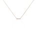 Collier Andrew Argent Rose Oxyde De Zirconium Rose - Colliers avec pierres Femme | Marc Orian